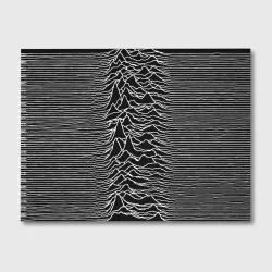 Альбом для рисования Joy Division. Unknown Pleasures