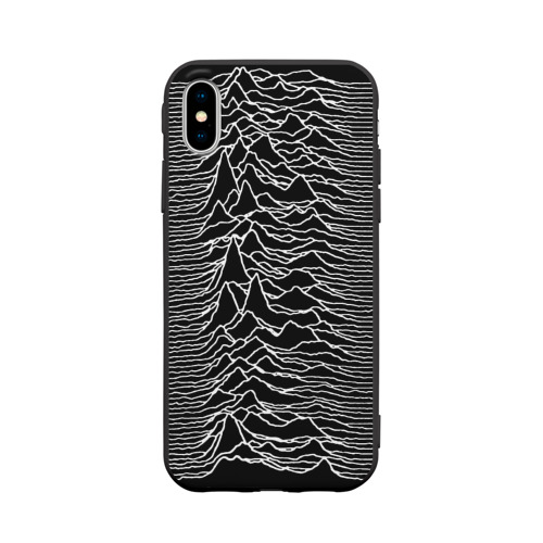 Чехол для Apple iPhone X силиконовый матовый Joy Division. Unknown Pleasures Фото 01 Чехол для Apple iPhone X силиконовый матовый Joy Division. Unknown Pleasures Фото 01