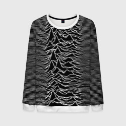 Мужской свитшот 3D Joy Division. Unknown Pleasures