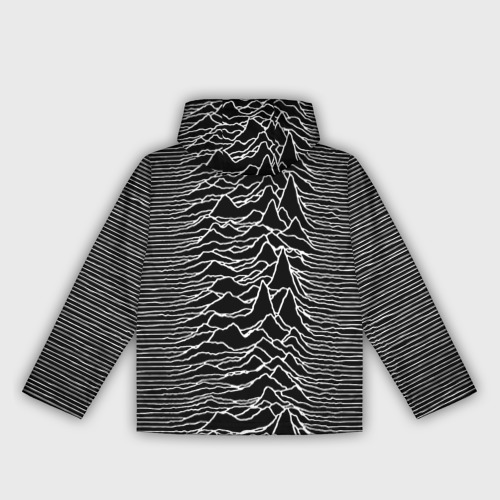 Женская ветровка 3D Joy Division. Unknown Pleasures, цвет белый - фото 2