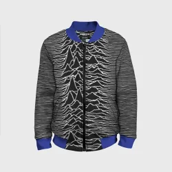 Детский бомбер 3D Joy Division. Unknown Pleasures