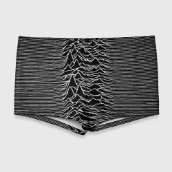 Мужские купальные плавки 3D Joy Division. Unknown Pleasures