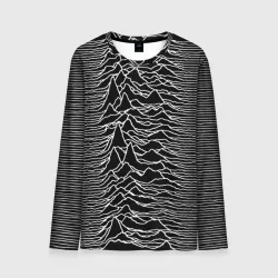 Мужской лонгслив 3D Joy Division. Unknown Pleasures