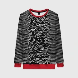 Женский свитшот 3D Joy Division. Unknown Pleasures