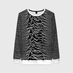 Женский свитшот 3D Joy Division. Unknown Pleasures