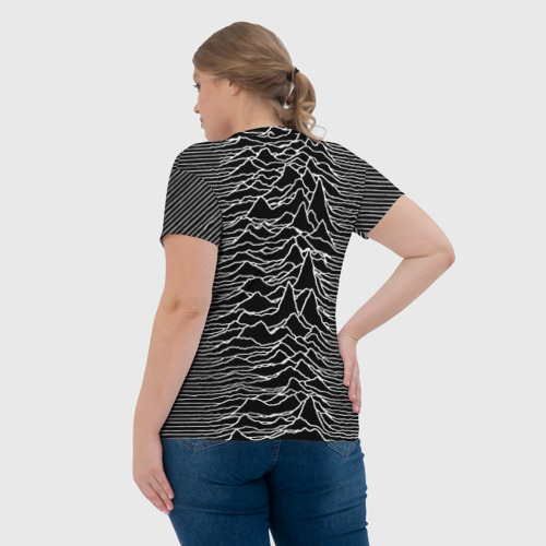 Женская футболка 3D Joy Division. Unknown Pleasures, цвет 3D печать - фото 7