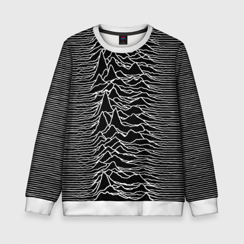 Детский свитшот 3D Joy Division. Unknown Pleasures, цвет 3D печать