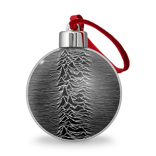 Ёлочный шар Joy Division. Unknown Pleasures Фото 01 Ёлочный шар Joy Division. Unknown Pleasures Фото 01