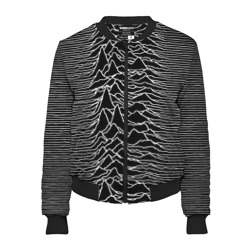 Женский бомбер 3D Joy Division. Unknown Pleasures