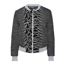 Женский бомбер 3D Joy Division. Unknown Pleasures