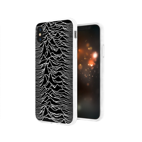 Чехол для Apple iPhone X силиконовый глянцевый Joy Division. Unknown Pleasures Фото 01 Чехол для Apple iPhone X силиконовый глянцевый Joy Division. Unknown Pleasures Фото 01