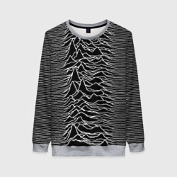 Женский свитшот 3D Joy Division. Unknown Pleasures