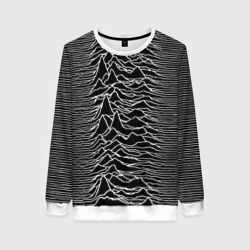 Женский свитшот 3D Joy Division. Unknown Pleasures