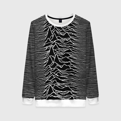 Женский свитшот 3D Joy Division. Unknown Pleasures, цвет 3D печать