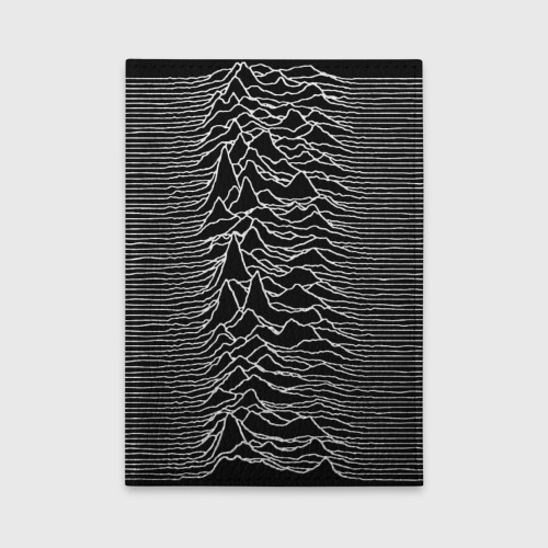 Обложка для автодокументов Joy Division. Unknown Pleasures, цвет бирюзовый