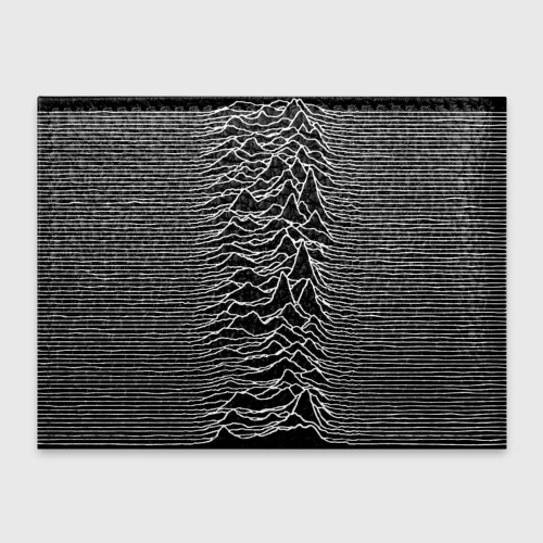 Обложка для студенческого билета Joy Division. Unknown Pleasures, цвет черный - фото 2