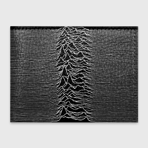 Обложка для студенческого билета Joy Division. Unknown Pleasures, цвет черный