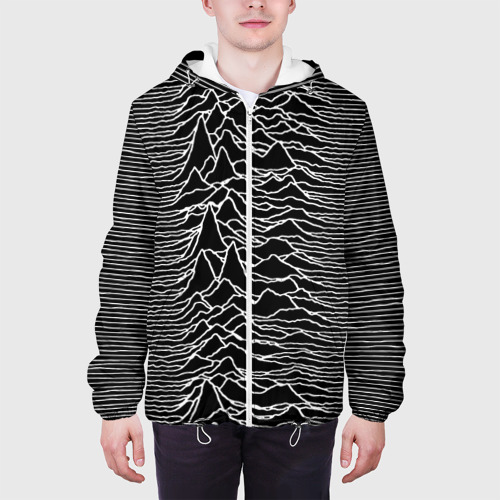 Мужская куртка 3D Joy Division. Unknown Pleasures, цвет 3D печать - фото 4