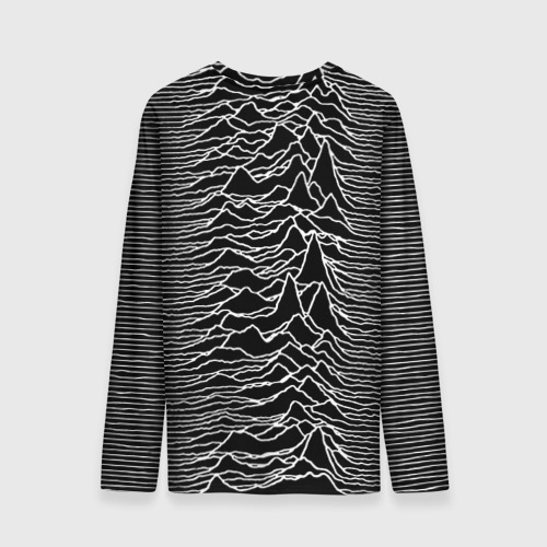 Мужской лонгслив 3D Joy Division. Unknown Pleasures, цвет 3D печать - фото 2