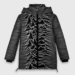 Женская зимняя куртка Oversize Joy Division. Unknown Pleasures