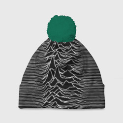 Шапка 3D c помпоном Joy Division. Unknown Pleasures