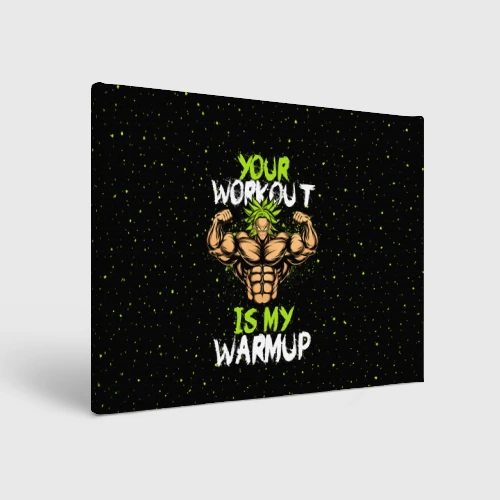 Холст прямоугольный My Workout