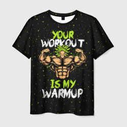Мужская футболка 3D My Workout