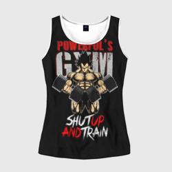 Женская майка 3D Powerful's Gym