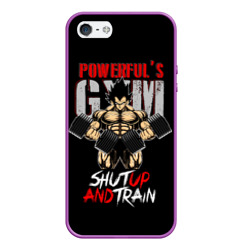 Чехол для iPhone 5/5S матовый Powerful's Gym