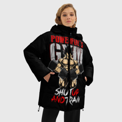 Женская зимняя куртка Oversize Powerful's Gym - фото 2