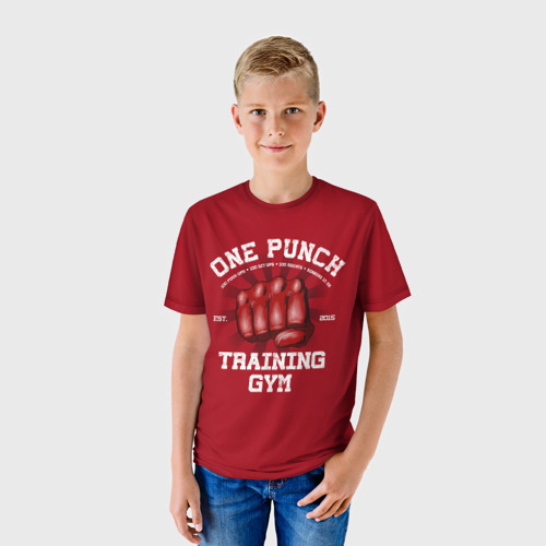 Детская футболка 3D One Punch Gym - фото 3