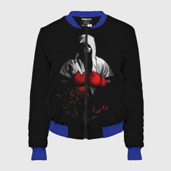 Женский бомбер 3D Мертвый боксер