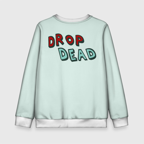 Детский свитшот 3D drop dead - фото 2