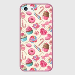 Чехол для iPhone 5/5S матовый Радости и сладости