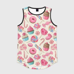 Мужская спортивная майка 3D Радости и сладости