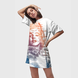 Платье-футболка 3D Мэрилин Монро - фото 2
