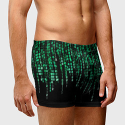 Мужские трусы 3D Цифровой поток из матрицы - фото 2