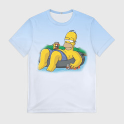 Мужская футболка 3D Симпсоны
