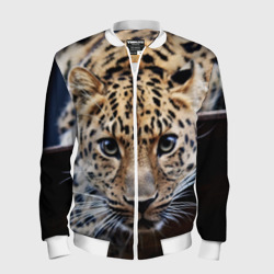 Мужской бомбер 3D Леопард