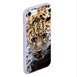 Чехол для iPhone 7/8 матовый Леопард - фото 2