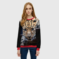 Женский свитшот 3D Леопард - фото 2