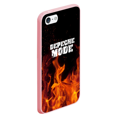 Чехол для iPhone 5/5S матовый Depeche Mode - фото 3