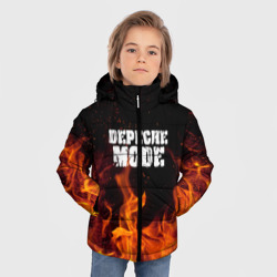 Зимняя куртка для мальчиков 3D Depeche Mode - фото 2