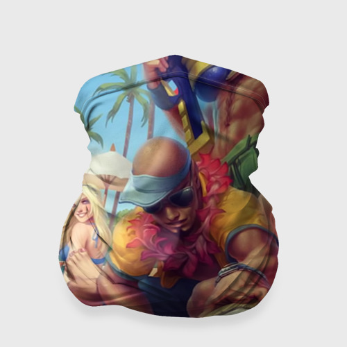 Бандана-труба 3D Lee Sin, цвет 3D печать