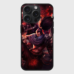 Чехол силиконовый для Apple iPhone 15 Pro матовый Red