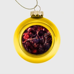 Ёлочный шар стеклянный/пластиковый Red