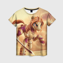 Женская футболка 3D Pony Leona
