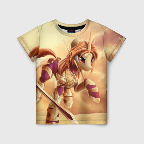 Детская футболка 3D Pony Leona, цвет 3D печать