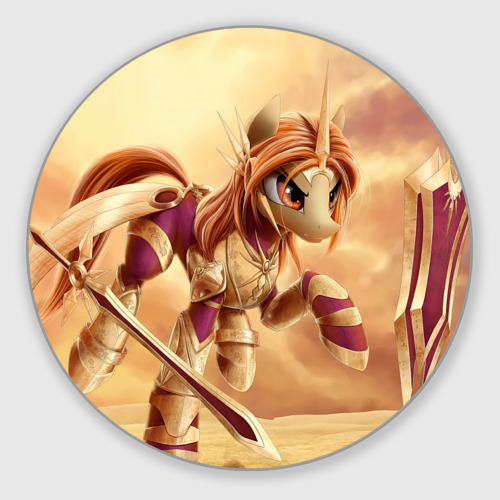 Круглый коврик для мышки Pony Leona