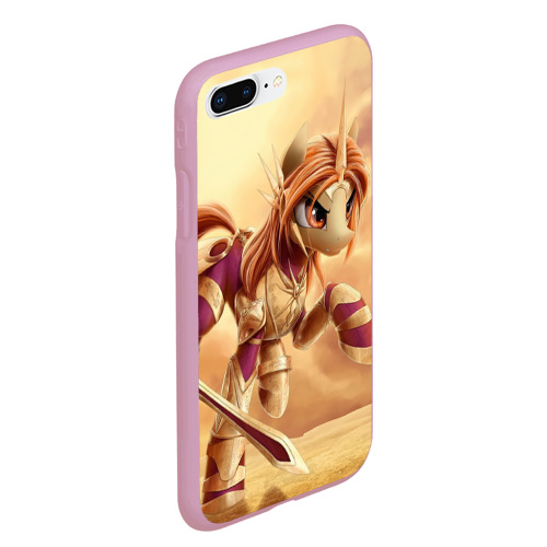 Чехол для iPhone 7Plus/8 Plus матовый Pony Leona, цвет розовый - фото 3